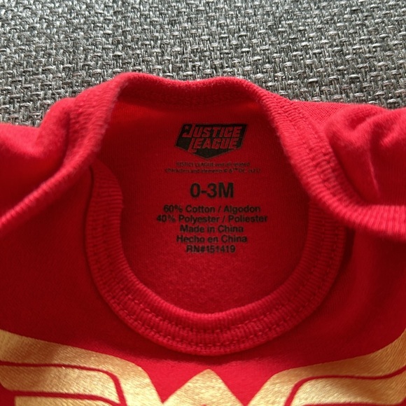 Set of 3 Justice League Girls’ Onesies, Size 0-3 months - Picture 5 of 5